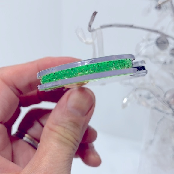 Snowman lucite ornament - Picture 6 of 14